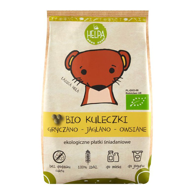KULKI GRYCZANO - JAGLANO - OWSIANE BIO 160 g - HELPA
