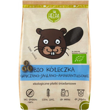 KÓŁECZKA GRYCZANO - JAGLANO - AMARANTUSOWE BIO 160 g - HELPA