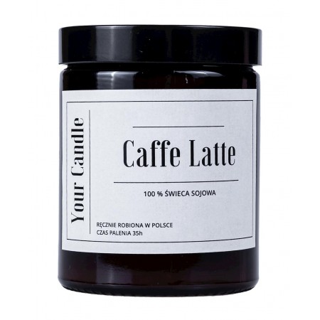 ŚWIECA SOJOWA CAFFE LATTE 180 ml - YOUR CANDLE