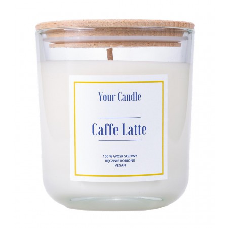 ŚWIECA SOJOWA CAFFE LATTE 210 ml - YOUR CANDLE
