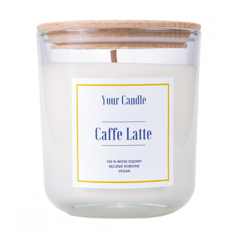ŚWIECA SOJOWA CAFFE LATTE 210 ml - YOUR CANDLE
