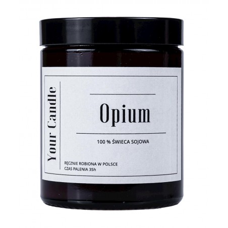 ŚWIECA SOJOWA OPIUM 180 ml - YOUR CANDLE