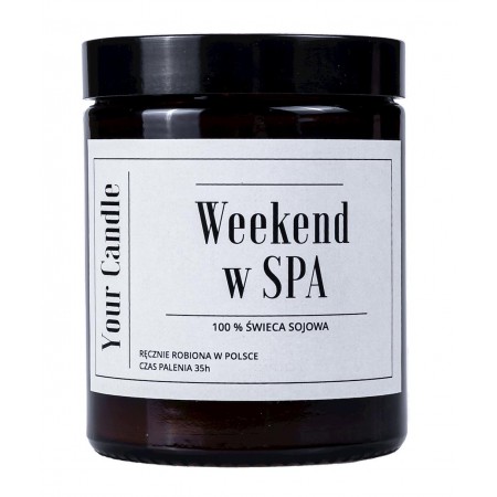 ŚWIECA SOJOWA WEEKEND W SPA 180 ml - YOUR CANDLE