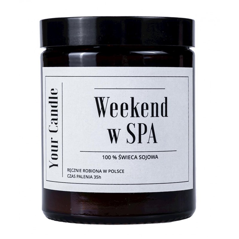 ŚWIECA SOJOWA WEEKEND W SPA 180 ml - YOUR CANDLE