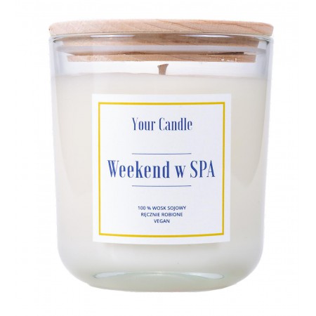 ŚWIECA SOJOWA WEEKEND W SPA 210 ml - YOUR CANDLE