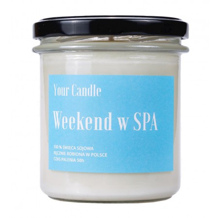 ŚWIECA SOJOWA WEEKEND W SPA 300 ml - YOUR CANDLE