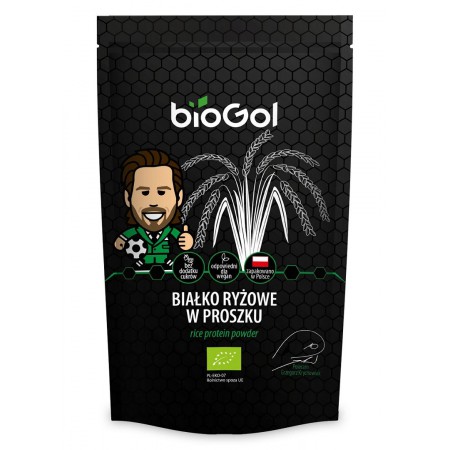 BIAŁKO RYŻOWE W PROSZKU BIO 150 g - BIOGOL