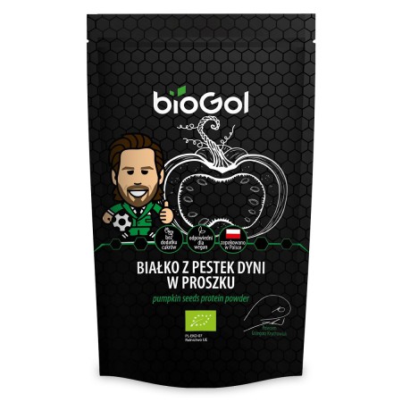 BIAŁKO Z PESTEK DYNI W PROSZKU BIO 150 g - BIOGOL