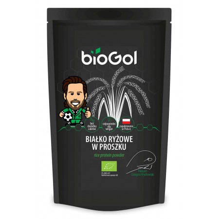 BIAŁKO RYŻOWE W PROSZKU BIO 500 g - BIOGOL