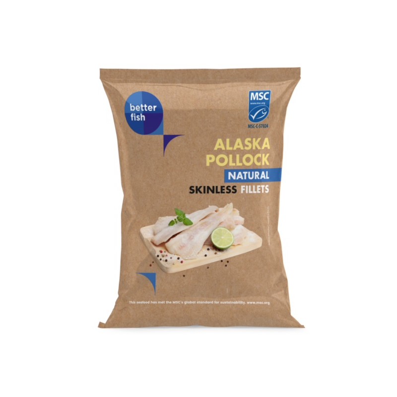 FILETY Z MINTAJA MSC BEZ SKÓRY MROŻONE 450 g - BETTER FISH