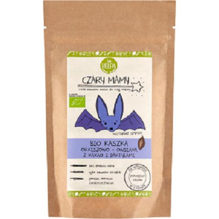 KASZKA ORKISZOWO - OWSIANA Z KAKAO I DAKTYLAMI BIO 200 g - HELPA
