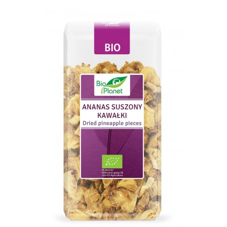 ANANAS SUSZONY KAWAŁKI BIO 100 g - BIO PLANET