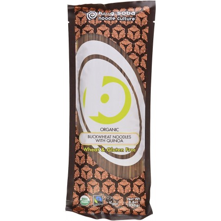 MAKARON (GRYCZANO - RYŻOWY TYPU NOODLE Z QUINOA) BEZGLUTENOWY BIO 250 g - KING SOBA