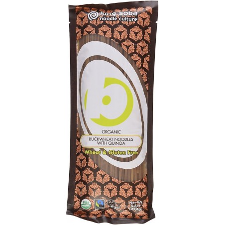 MAKARON (GRYCZANO - RYŻOWY TYPU NOODLE Z QUINOA) BEZGLUTENOWY BIO 250 g - KING SOBA