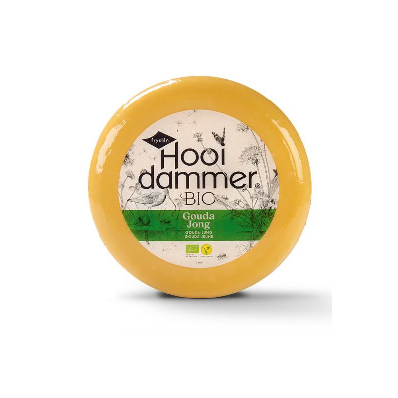 SER GOUDA YOUNG (50 % TŁUSZCZU W SUCHEJ MASIE) BIO (około 4,5 kg) - HOOIDAMMER