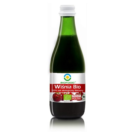 SOK Z WIŚNI NFC BEZGLUTENOWY BIO 300 ml - BIO FOOD