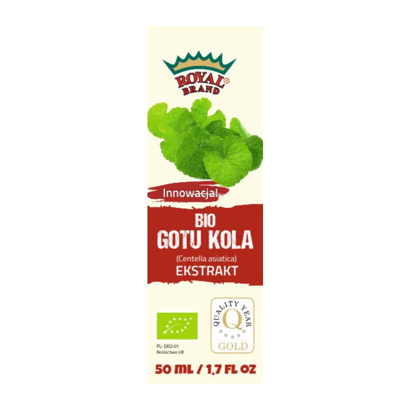 EKSTRAKT Z GOTU KOLA W KROPLACH BIO 50 ml - ROYAL BRAND