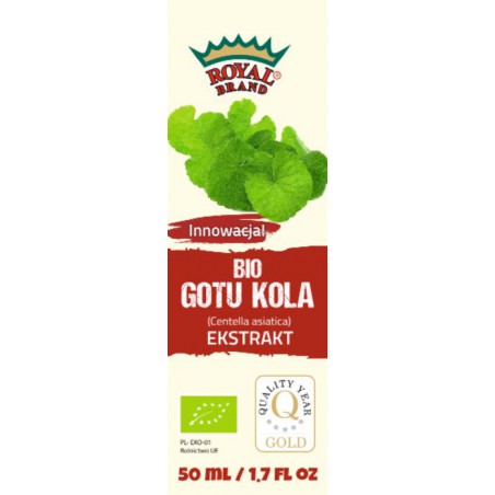 EKSTRAKT Z GOTU KOLA W KROPLACH BIO 50 ml - ROYAL BRAND