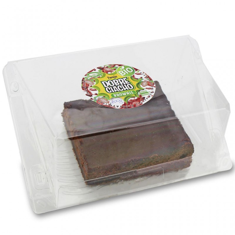 BROWNIE Z ORZECHAMI BIO 200 g - CUKIERNIA ZANIEWICZ (NA ZAMÓWIENIE)
