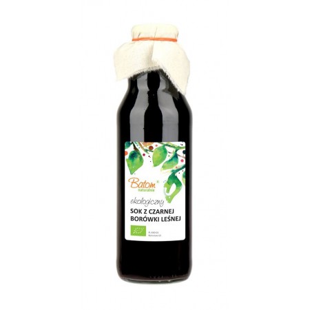 SOK Z CZARNEJ BORÓWKI LEŚNEJ BIO 750 ml - BATOM