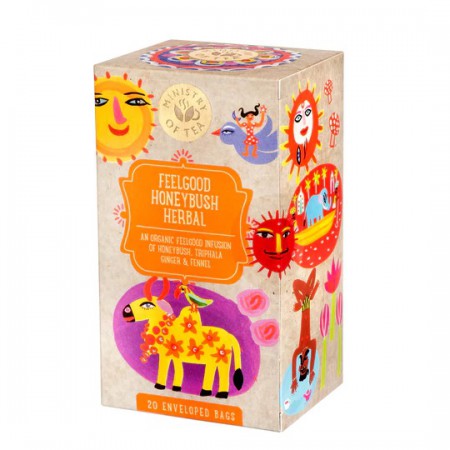HERBATKA AJURWEDYJSKA MIODOKRZEW Z TRIPHALA (FEELGOOD HONEYBUSH HERBAL) BIO (20 x 1,8 g) 36 g - MINISTRY OF TEA