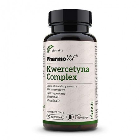 KWERCETYNA COMPLEX BEZGLUTENOWA 90 KAPSUŁEK 29,21 g - PHARMOVIT (CLASSIC)