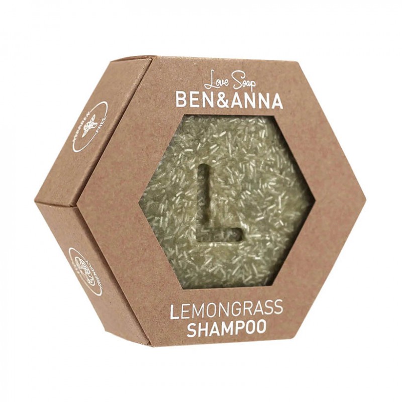 SZAMPON DO WŁOSÓW W KOSTCE LEMONGRASS ECO 60 g - BEN & ANNA