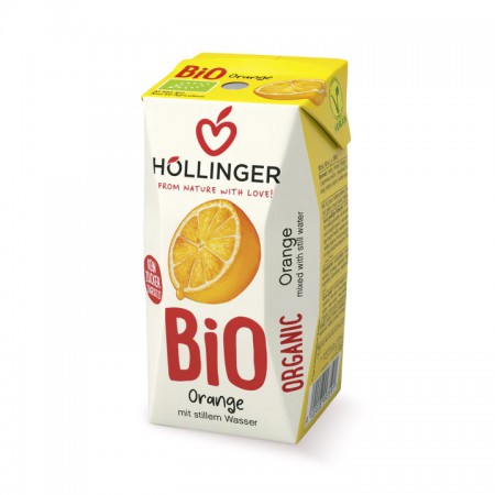 NEKTAR POMARAŃCZOWY BEZ DODATKU CUKRÓW BIO 200 ml - HOLLINGER