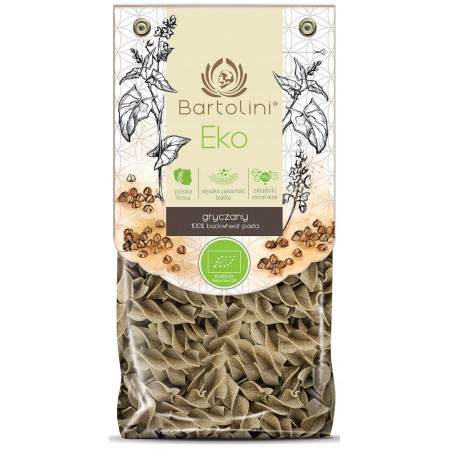 MAKARON (GRYCZANY) DUŻE ŚWIDERKI BIO 250 g - BARTOLINI