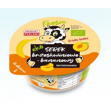 SEREK BRZOSKWINIOWO - BANANOWY BIO 120 g - EKO ŁUKTA