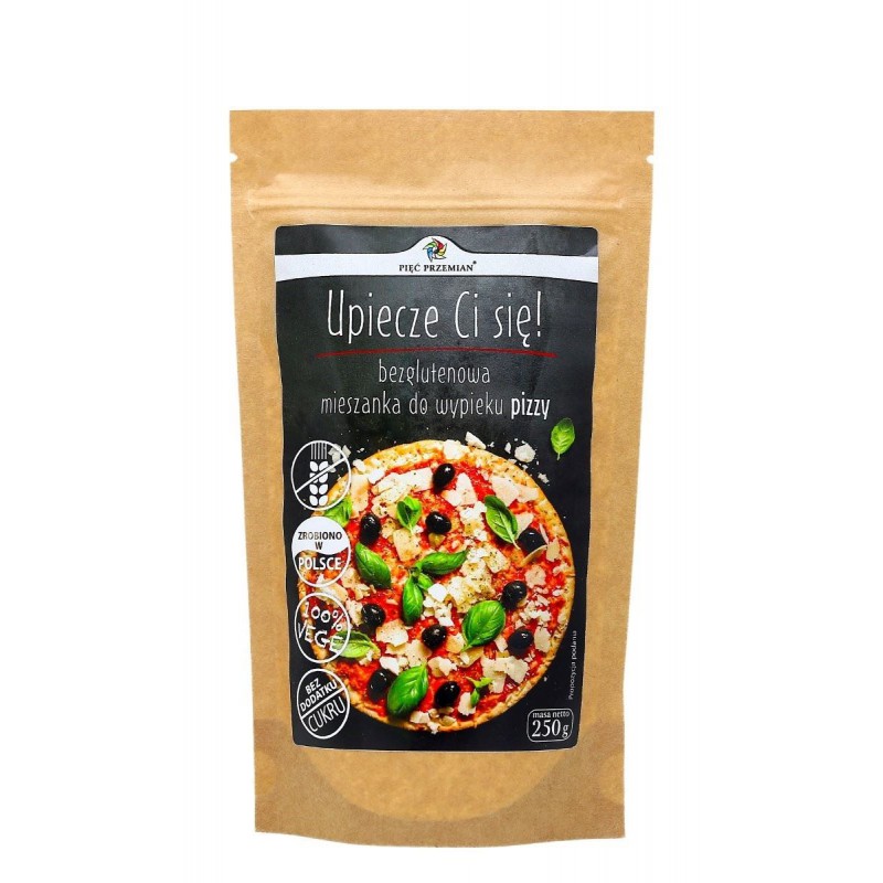 MIESZANKA DO WYPIEKU PIZZY BEZGLUTENOWA 250 g - PIĘĆ PRZEMIAN