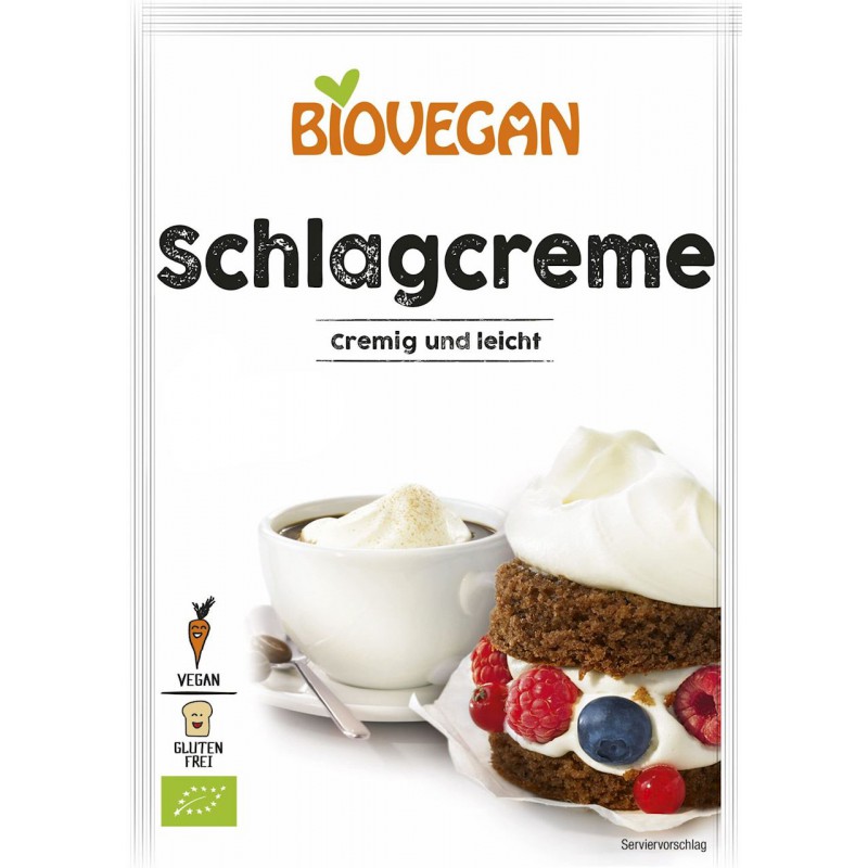 SUBSTYTUT BITEJ ŚMIETANY W PROSZKU WEGAŃSKI BEZGLUTENOWY BIO 54 g - BIOVEGAN