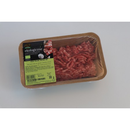 MIĘSO MIELONE WOŁOWE BIO 300 g - WASĄG (NA ZAMÓWIENIE)