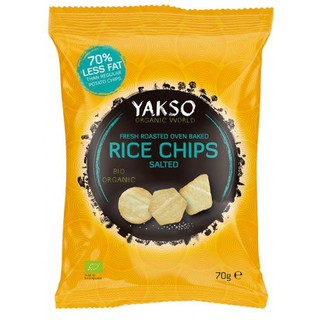 KRAKERSY RYŻOWE MINI SOLONE BIO 70 g - YAKSO