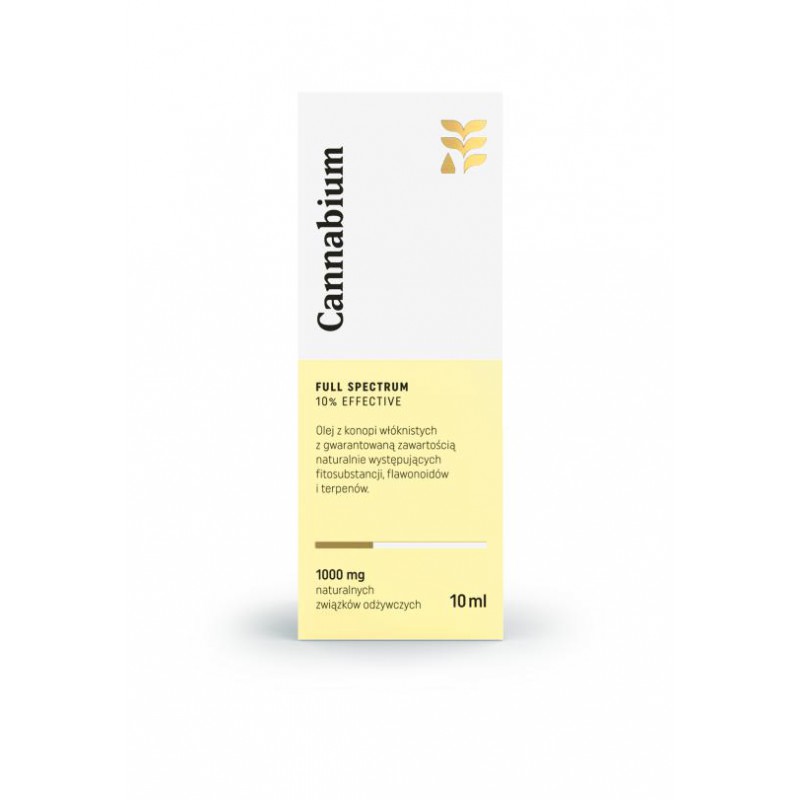 OLEJ Z KONOPI EFFECTIVE 10% 10 ml - CANNABIUM