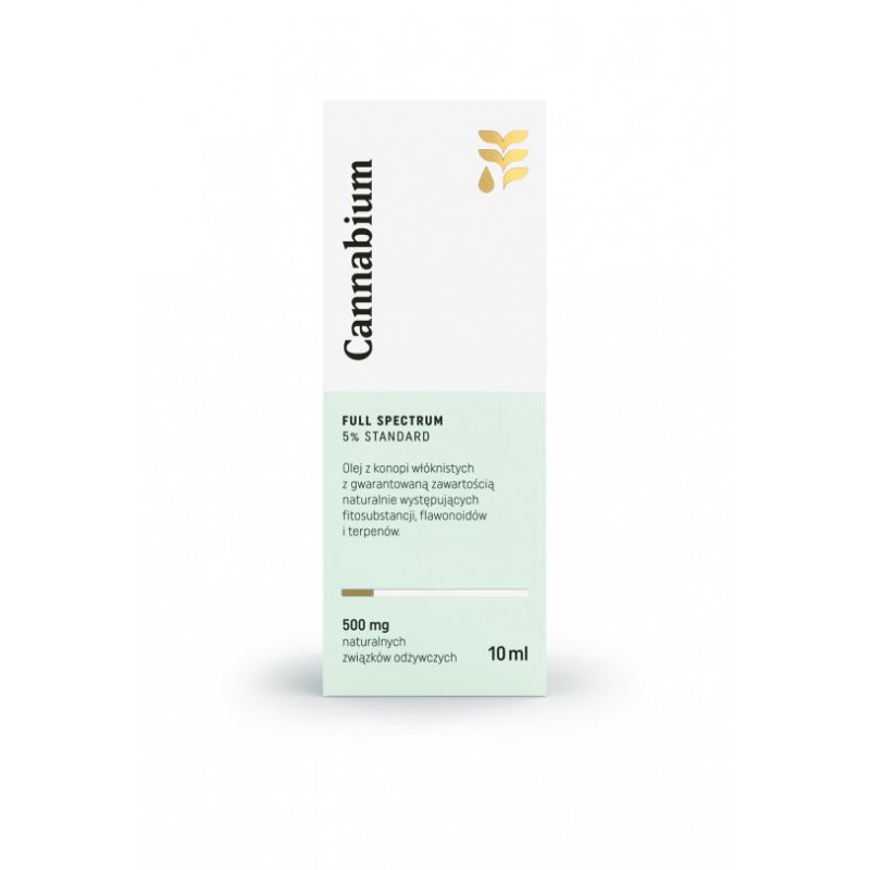 OLEJ Z KONOPI STANDARD 5% 10 ml - CANNABIUM