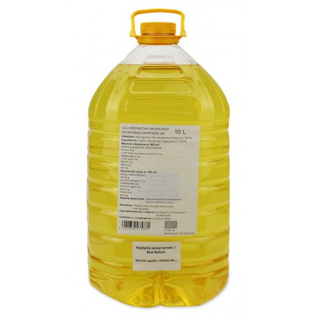 OLEJ RZEPAKOWY DO GOTOWANIA I SMAŻENIA BIO 10 L - HORECA