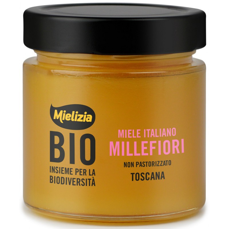 MIÓD NEKTAROWY WIELOKWIATOWY BIO 300 g - MIELIZIA