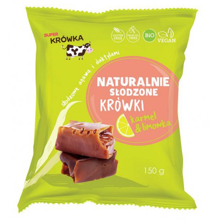 KRÓWKI O SMAKU KARMELU I LIMONKI BEZGLUTENOWE BIO 150 g - ME GUSTO (SUPER KRÓWKA)