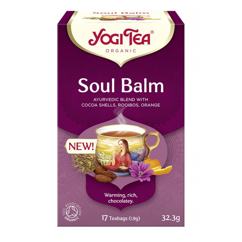 HERBATKA BALSAM DLA DUSZY (SOUL BALM) BIO (17 x 1,9 g) 32,3 g - YOGI TEA