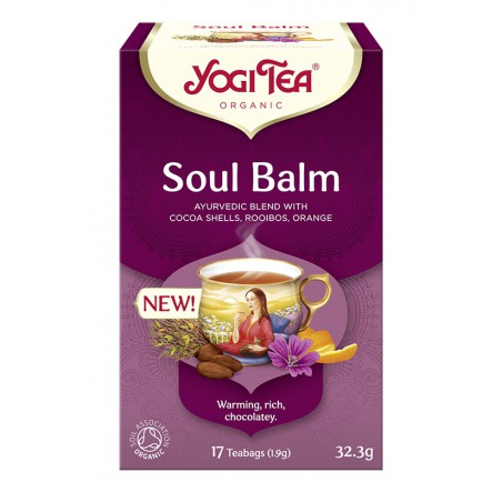 HERBATKA BALSAM DLA DUSZY (SOUL BALM) BIO (17 x 1,9 g) 32,3 g - YOGI TEA