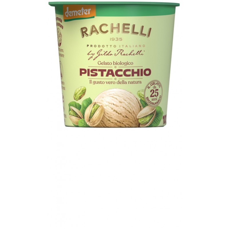 LODY - RACHELLI ICE CREAM - PISTACJOWE DEMETER BEZGLUTENOWE BIO 125 ml