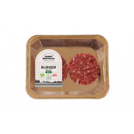BURGER WOŁOWY BIO 200 g - FARMY ROZTOCZA (NA ZAMÓWIENIE)