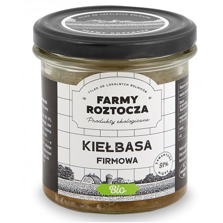 KIEŁBASA FIRMOWA BIO 250 g (SŁOIK) - FARMY ROZTOCZA