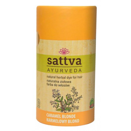 HENNA KARMELOWY BLOND ECO 150 g - SATTVA