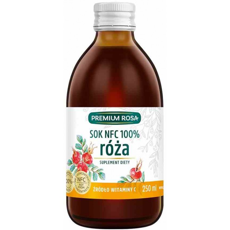 Sok z dzikiej róży z witaminą C 250 ml