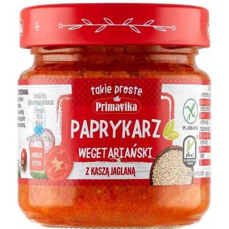 Paprykarz wegetariański z kaszą jaglaną 160 g