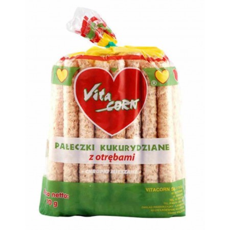 Pałeczki kukurydziane z otrębami 70 g