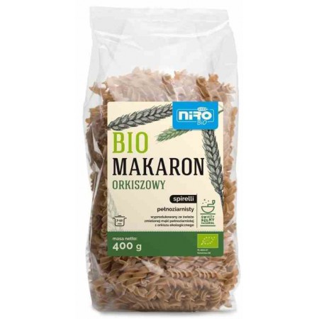 Makaron orkiszowy spirelli 400 g BIO