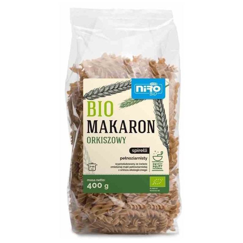 Makaron orkiszowy spirelli 400 g BIO